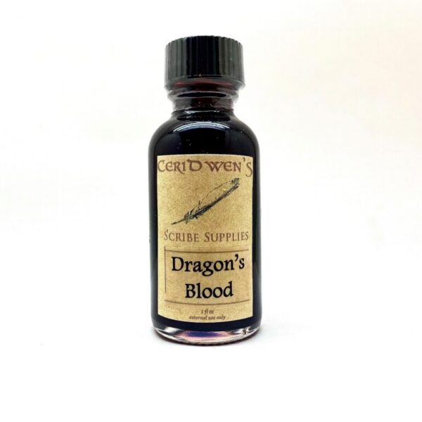 Dragon's Blood Red Ink - For any work involving commanding, banishing, exorcising, purging and controlling.
