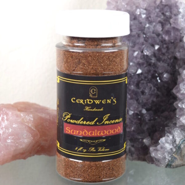 Sandalwood Powder - For spirituality and harmony. Considered to carry a very high vibration, it is ideal for devotional and angelic magic. It aids in meditation, purification, consecration, relaxation, and peace.