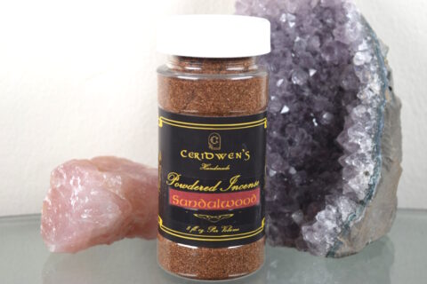 Sandalwood Powder - For spirituality and harmony. Considered to carry a very high vibration, it is ideal for devotional and angelic magic. It aids in meditation, purification, consecration, relaxation, and peace.