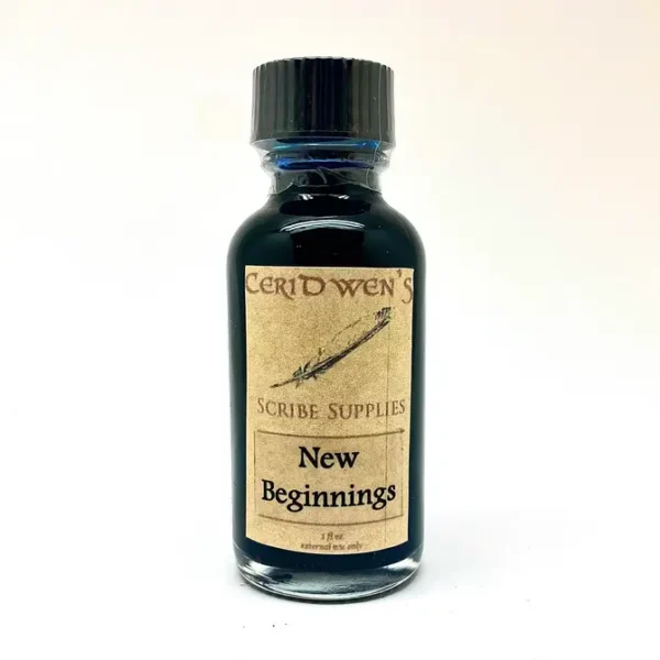 New Beginnings Blue Ink - For a fresh start - breaking with old negative influences and starting anew.