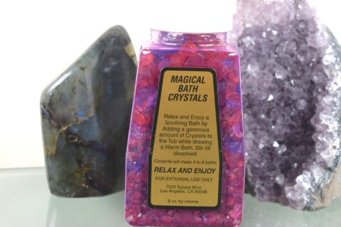 Black Tourmaline Bath Salts - Exceptionally powerful, grounding and centering stone. Cleanse the energy field of erratic vibrations. - Image 2