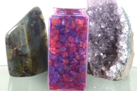 Black Tourmaline Bath Salts - Exceptionally powerful, grounding and centering stone. Cleanse the energy field of erratic vibrations. - Image 3