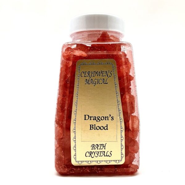 Dragon's Blood Bath Salts - Drive away negative energy of any sort. Crown chakra, control of energies.