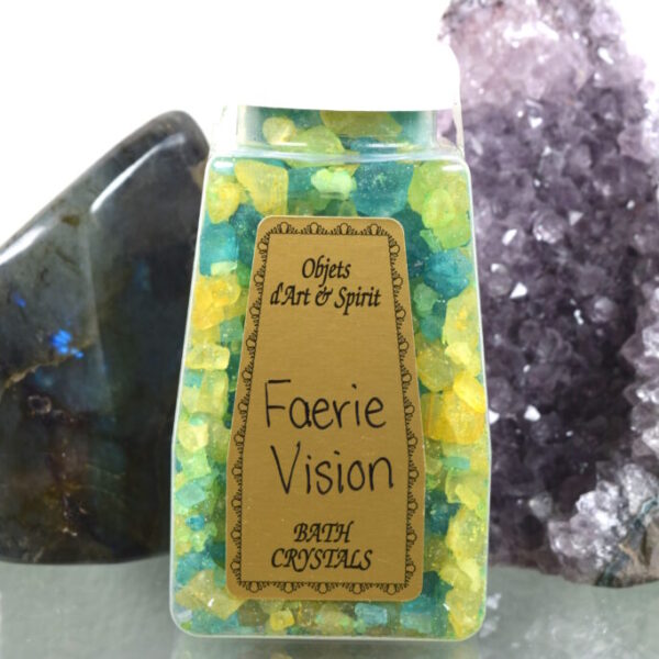 Faerie Vision Bath Salts - enhance the ability to see the magick world of the faerie people