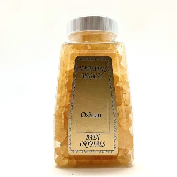 Oshun Bath Salts - call in love with the support of this goddess; the goddess of sweet waters. May you one day experience the strength in her power, the beauty of her undying love, and the magical rhythm flowing through her sacred waters.