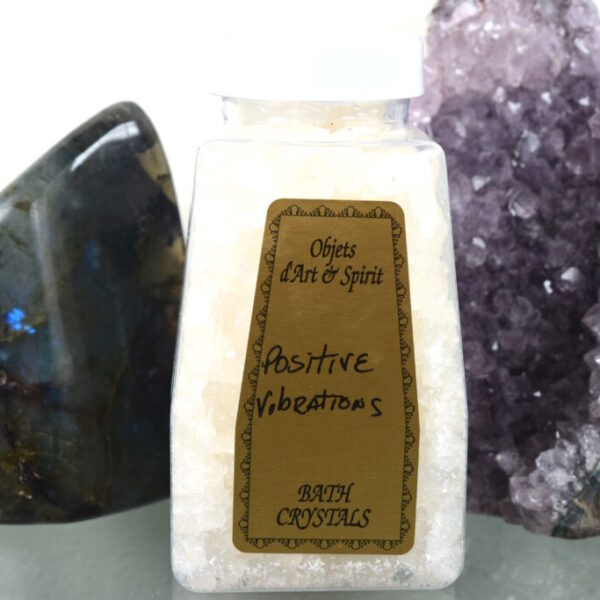 Positive Vibrations Bath Salts - use to draw in beneficial energy