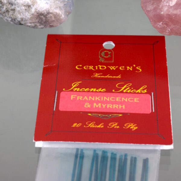 Frankincense & Myrrh Incense 20pk - assist you in healing emotionally, vibrationally, and spiritually