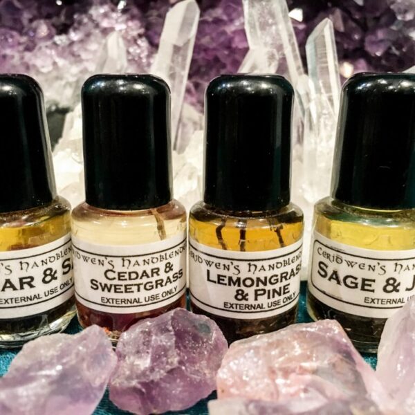 Cedar & Sage - Cleansing, purification, wisdom, clarity, presence, enhances memory.