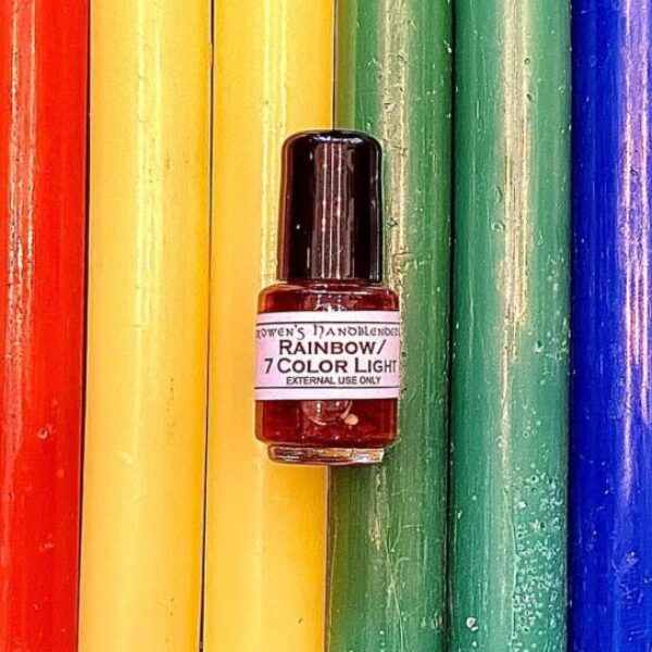 Rainbow / 7 Color Light Oil - For invoking the energies of all the planets together. For full-spectrum healing work where each individual energy will play a part separately as part of the combined whole. For healing and strengthening the chakras when working with the full energy system rather than a specific center.