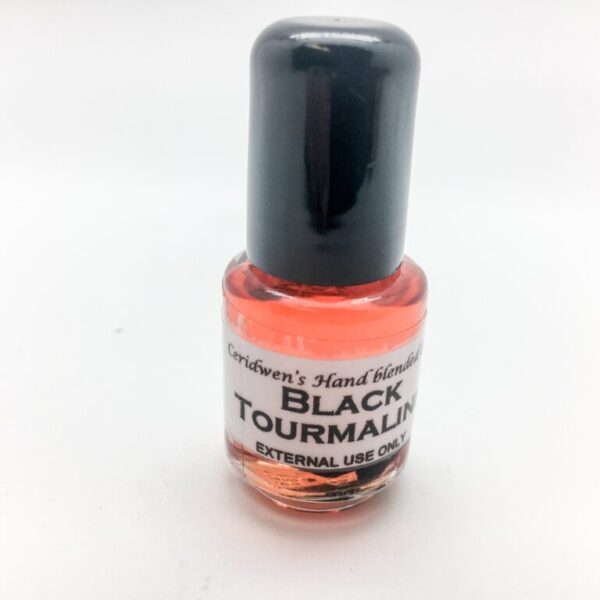 Black Tourmaline Oil - Exceptionally powerful grounding and centering stone. Cleanses the energy field of erratic vibrations.