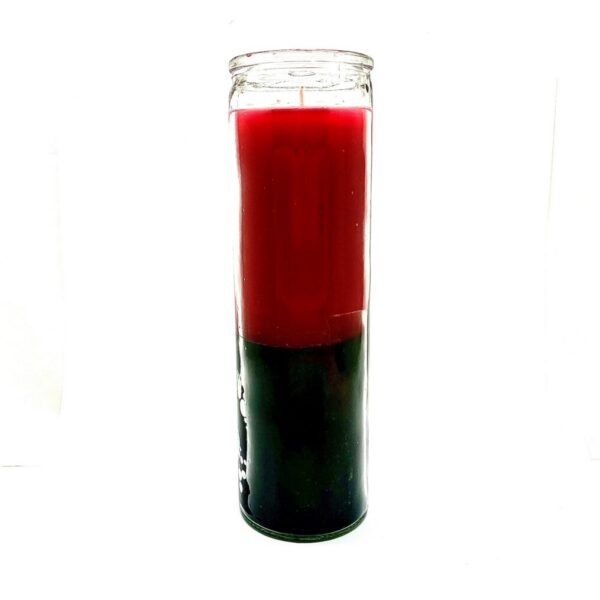 Black w/Red 7 Day Prayer Candle Reversing Candle